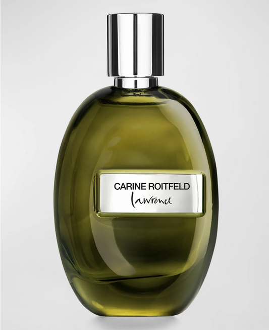 LAWRENCE edp 90ml perfume bottle by Carine Roitfeld, featuring oriental spicy scents with jasmine and oud, available at Indiehouse.