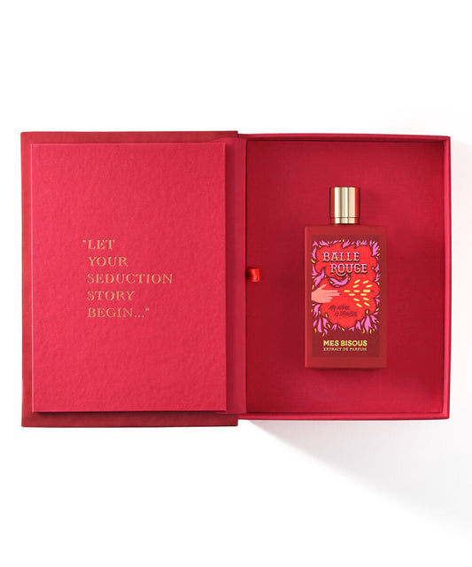 niche perfume lipstick scent Balle Rouge by Mes Bisous in gift box