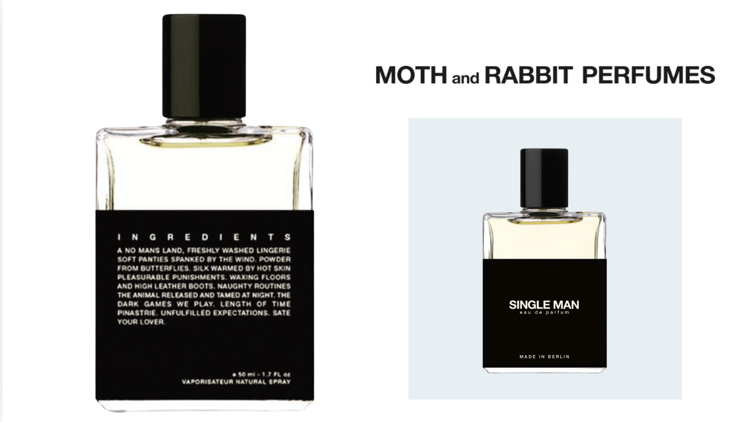 MOTH and RABBIT PERFUMES