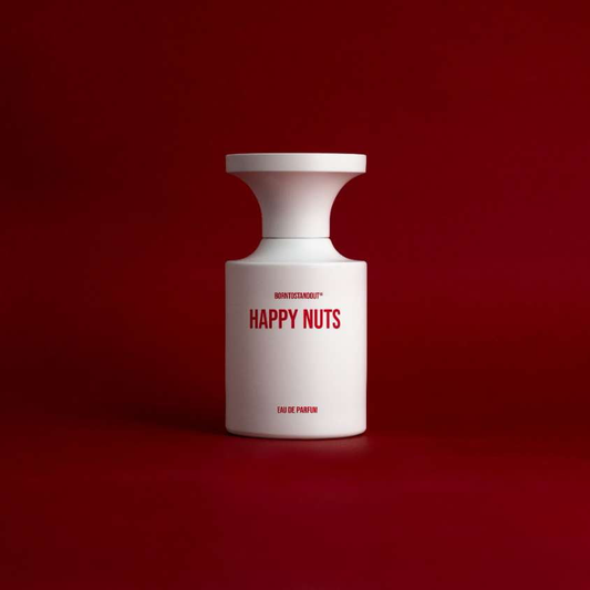 The Original HAPPY NUTS by BORNTOSTANDOUT available at INDIEHOUSE modern fragrances Atlanta