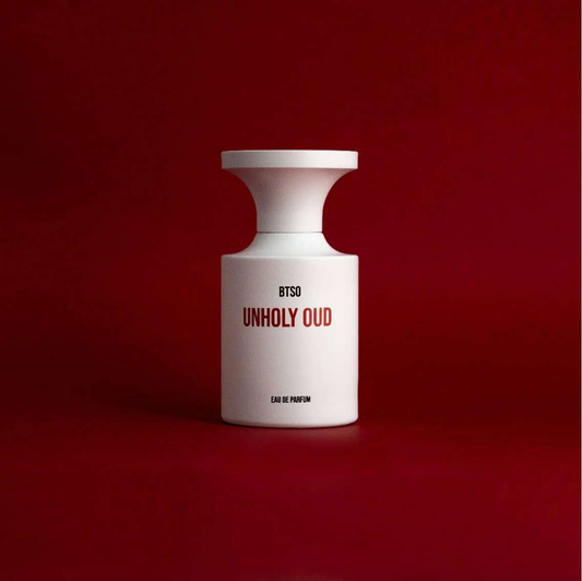 UNHOLY OUD by BORNTOSTANDOUT available at INDIEHOUSE modern fragrances Atlanta